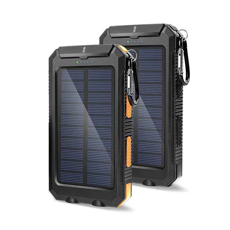 Solar Power Bank ສາກໄວສຳລັບໂທລະສັບມືຖື 20000mAh